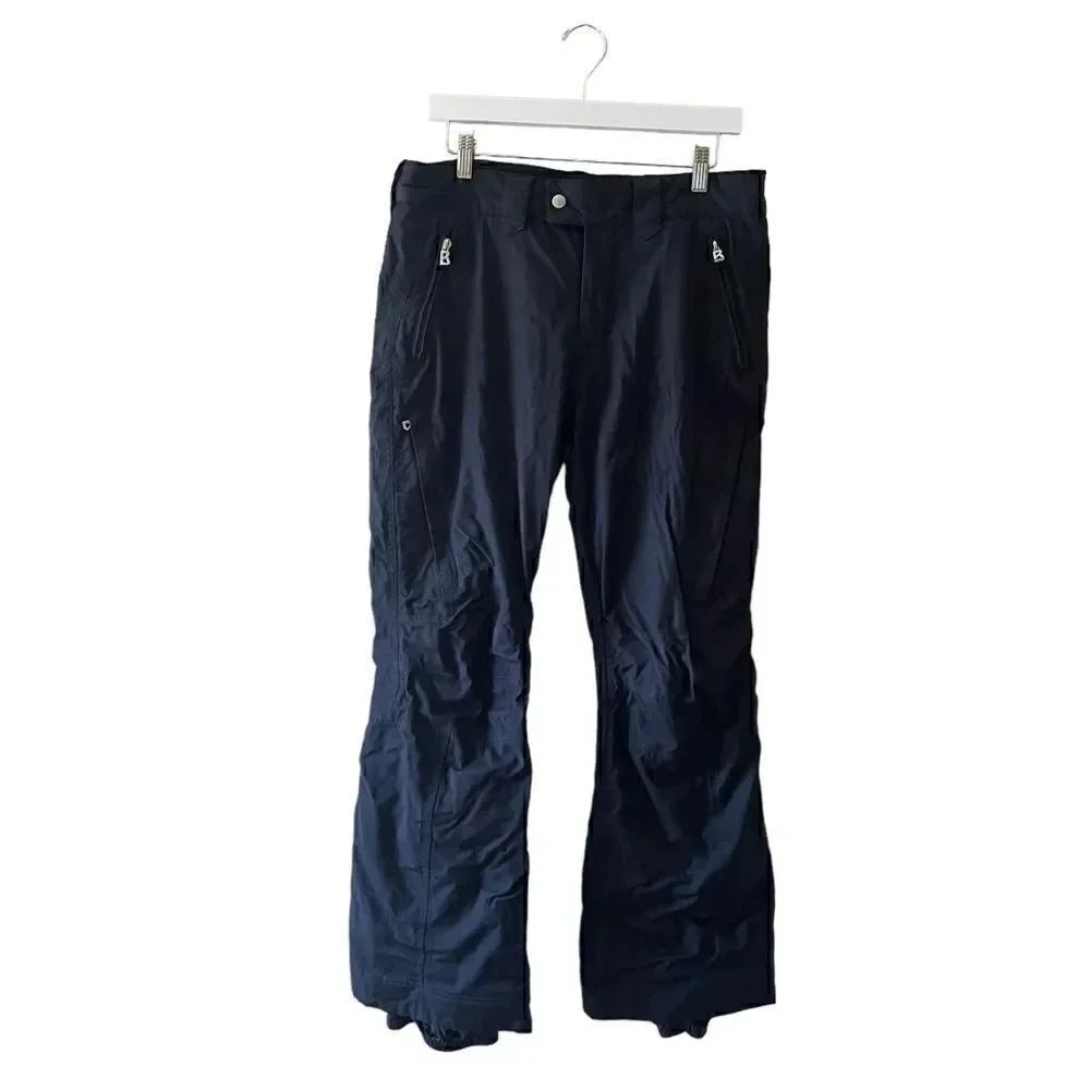 Bogner Unisex Black Stretch Lined Waterproof Ski Snowboard Pants SZ 34